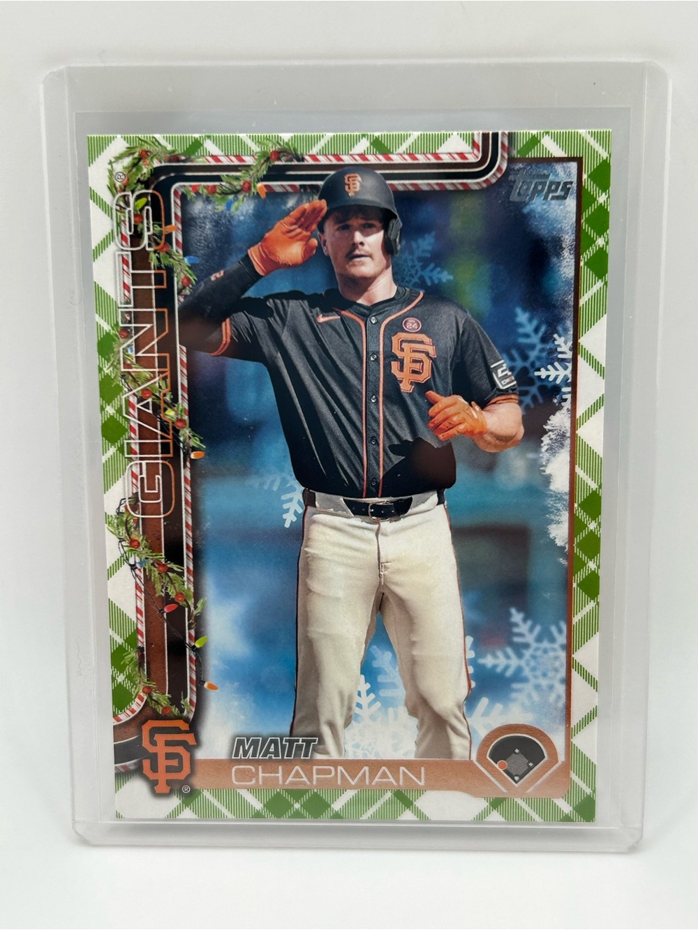 Topps Matt Chapman San Francisco Giants Holiday Card H177